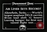 Standbild Dornier Do X 48 Tonnen Flugerprobung Altenrhein Schweiz, 1928, aus Sekunde 17 historischem Filmmaterial Videoclip 65675027459
