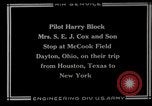Image of Pilot Harry Block Dayton Ohio USA, 1928, second 54 stock footage video 65675027461