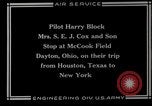 Image of Pilot Harry Block Dayton Ohio USA, 1928, second 55 stock footage video 65675027461