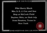 Image of Pilot Harry Block Dayton Ohio USA, 1928, second 56 stock footage video 65675027461