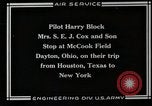 Image of Pilot Harry Block Dayton Ohio USA, 1928, second 59 stock footage video 65675027461