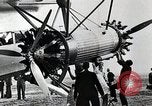 Standbild Fokker F-32 Flugzeuge Teterboro airport New jersey USA, 1928, aus Sekunde 54 historischem Filmmaterial Videoclip 65675027464