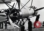 Standbild Fokker F-32 Flugzeuge Teterboro airport New jersey USA, 1928, aus Sekunde 56 historischem Filmmaterial Videoclip 65675027464