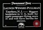Standbild Männer Teterboro airport New jersey USA, 1928, aus Sekunde 10 historischem Filmmaterial Videoclip 65675027465