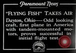 Standbild X-101 Dayton Overmount Flugzeugtest Dayton Ohio USA, 1928, aus Sekunde 3 historischem Filmmaterial Videoclip 65675027467