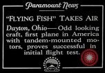 Standbild X-101 Dayton Overmount Flugzeugtest Dayton Ohio USA, 1928, aus Sekunde 8 historischem Filmmaterial Videoclip 65675027467