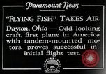 Standbild X-101 Dayton Overmount Flugzeugtest Dayton Ohio USA, 1928, aus Sekunde 11 historischem Filmmaterial Videoclip 65675027467