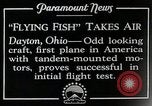 Standbild X-101 Dayton Overmount Flugzeugtest Dayton Ohio USA, 1928, aus Sekunde 12 historischem Filmmaterial Videoclip 65675027467