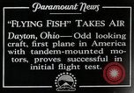 Standbild X-101 Dayton Overmount Flugzeugtest Dayton Ohio USA, 1928, aus Sekunde 13 historischem Filmmaterial Videoclip 65675027467