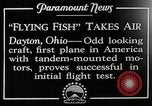 Standbild X-101 Dayton Overmount Flugzeugtest Dayton Ohio USA, 1928, aus Sekunde 16 historischem Filmmaterial Videoclip 65675027467
