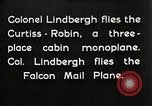 Image of Colonel Charles A Lindbergh United States USA, 1928, second 4 stock footage video 65675027475
