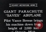 Standbild pilot Vance Breese Detroit Michigan USA, 1935, aus Sekunde 1 historischem Filmmaterial Videoclip 65675027484