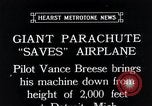Standbild pilot Vance Breese Detroit Michigan USA, 1935, aus Sekunde 5 historischem Filmmaterial Videoclip 65675027484