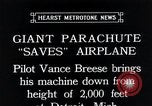 Standbild pilot Vance Breese Detroit Michigan USA, 1935, aus Sekunde 9 historischem Filmmaterial Videoclip 65675027484