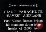 Standbild pilot Vance Breese Detroit Michigan USA, 1935, aus Sekunde 10 historischem Filmmaterial Videoclip 65675027484
