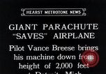 Standbild pilot Vance Breese Detroit Michigan USA, 1935, aus Sekunde 11 historischem Filmmaterial Videoclip 65675027484