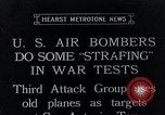 Standbild Bombertraining der US-Armee in den 1930er Jahren San Antonio Texas USA, 1935, aus Sekunde 1 historischem Filmmaterial Videoclip 65675027486