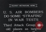 Standbild Bombertraining der US-Armee in den 1930er Jahren San Antonio Texas USA, 1935, aus Sekunde 7 historischem Filmmaterial Videoclip 65675027486