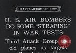 Standbild Bombertraining der US-Armee in den 1930er Jahren San Antonio Texas USA, 1935, aus Sekunde 11 historischem Filmmaterial Videoclip 65675027486