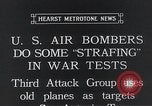 Standbild Bombertraining der US-Armee in den 1930er Jahren San Antonio Texas USA, 1935, aus Sekunde 12 historischem Filmmaterial Videoclip 65675027486