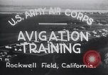Image Avigation formation Rockwell field California USA, 1935, de la seconde 6 séquences d'archives historiques vidéo 65675027487