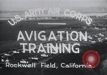 Image Avigation formation Rockwell field California USA, 1935, de la seconde 8 séquences d'archives historiques vidéo 65675027487