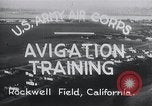 Image Avigation formation Rockwell field California USA, 1935, de la seconde 11 séquences d'archives historiques vidéo 65675027487