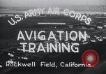 Image Avigation formation Rockwell field California USA, 1935, de la seconde 12 séquences d'archives historiques vidéo 65675027487