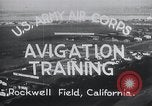 Image Avigation formation Rockwell field California USA, 1935, de la seconde 13 séquences d'archives historiques vidéo 65675027487