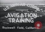 Image Avigation formation Rockwell field California USA, 1935, de la seconde 16 séquences d'archives historiques vidéo 65675027487