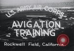 Image Avigation formation Rockwell field California USA, 1935, de la seconde 19 séquences d'archives historiques vidéo 65675027487