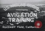Image Avigation formation Rockwell field California USA, 1935, de la seconde 20 séquences d'archives historiques vidéo 65675027487