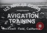 Image Avigation formation Rockwell field California USA, 1935, de la seconde 22 séquences d'archives historiques vidéo 65675027487