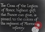 Image of President Poincaré presenting awards to soldiers World War I France, 1916, second 11 stock footage video 65675027516