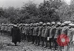 Image of President Poincaré presenting awards to soldiers World War I France, 1916, second 15 stock footage video 65675027516