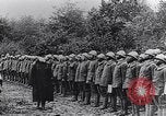 Image of President Poincaré presenting awards to soldiers World War I France, 1916, second 16 stock footage video 65675027516