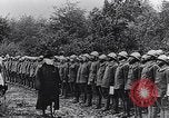 Image of President Poincaré presenting awards to soldiers World War I France, 1916, second 17 stock footage video 65675027516