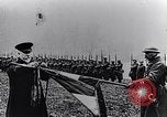 Image of President Poincaré presenting awards to soldiers World War I France, 1916, second 27 stock footage video 65675027516