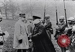 Image of President Poincaré presenting awards to soldiers World War I France, 1916, second 38 stock footage video 65675027516