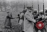 Image of President Poincaré presenting awards to soldiers World War I France, 1916, second 41 stock footage video 65675027516