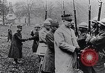 Image of President Poincaré presenting awards to soldiers World War I France, 1916, second 42 stock footage video 65675027516