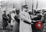 Image of President Poincaré presenting awards to soldiers World War I France, 1916, second 43 stock footage video 65675027516