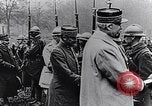 Image of President Poincaré presenting awards to soldiers World War I France, 1916, second 46 stock footage video 65675027516