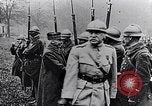 Image of President Poincaré presenting awards to soldiers World War I France, 1916, second 52 stock footage video 65675027516