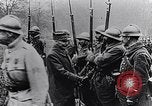 Image of President Poincaré presenting awards to soldiers World War I France, 1916, second 53 stock footage video 65675027516