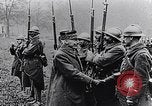 Image of President Poincaré presenting awards to soldiers World War I France, 1916, second 54 stock footage video 65675027516