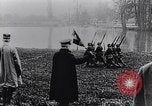 Image of President Poincaré presenting awards to soldiers World War I France, 1916, second 56 stock footage video 65675027516