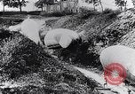 Immagine di Soldati francesi spostare osservazione palloncini lungo una strada Francia, 1917, secondo 45 filmato di repertorio 65675027517
