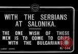 Standbild serbische Generäle review serbische Soldaten Ersten Weltkrieg Thessaloniki Griechenland, 1917, aus Sekunde 1 historischem Filmmaterial Videoclip 65675027538