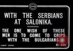 Standbild serbische Generäle review serbische Soldaten Ersten Weltkrieg Thessaloniki Griechenland, 1917, aus Sekunde 8 historischem Filmmaterial Videoclip 65675027538